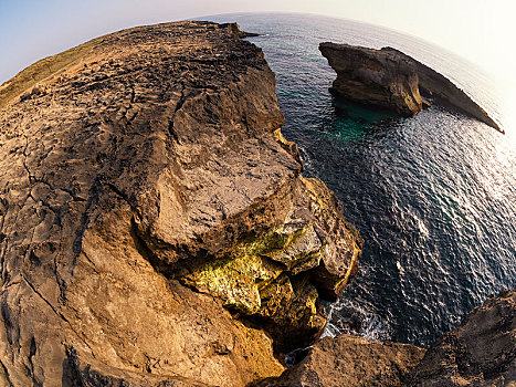 岩石海岸,岩石构造,大西洋,葡萄牙,欧洲