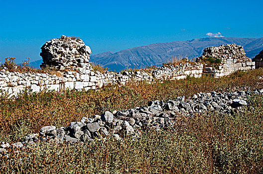 罗马艺术,遗址,阿尔巴尼亚,残留,墙壁,迟,4世纪,广告