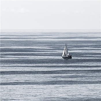 帆船,海洋