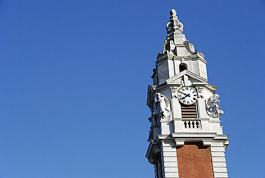 英格兰,伦敦,布里克斯顿,钟楼,市政厅