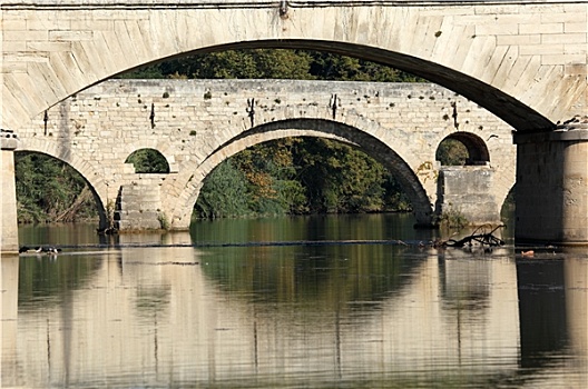 古老,桥,法国