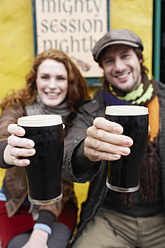 伴侣,啤酒,酒吧,内庭,爱尔兰