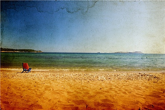 太阳椅,海滩