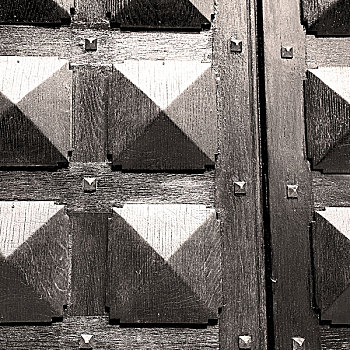 门,意大利,老,木头,传统,纹理,钉子