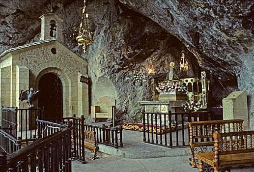 科瓦东加,神圣,洞穴,欧洲,阿斯图里亚斯,西班牙