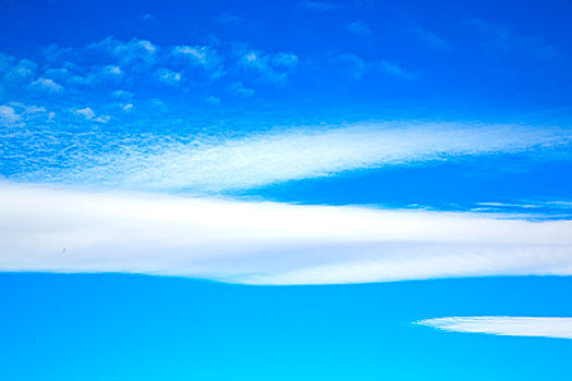 蓝天,白色,软,云,抽象,背景