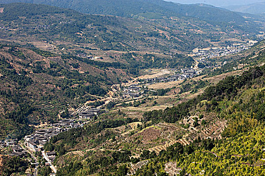 土楼,乡村,永定,福建,中国