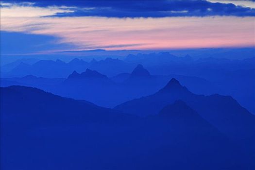 风景,早晨,攀升,皮拉图斯,阿尔卑斯山,瑞士,欧洲