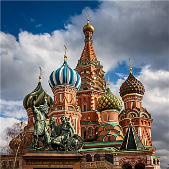 圣巴索,教堂,纪念建筑,莫斯科,俄罗斯