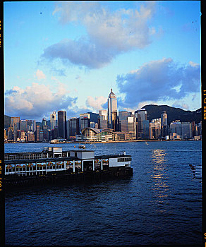 场景,香港,海洋