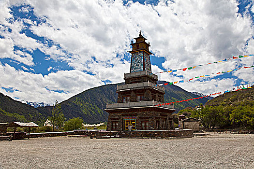林芝,秀巴古堡,营地,西藏