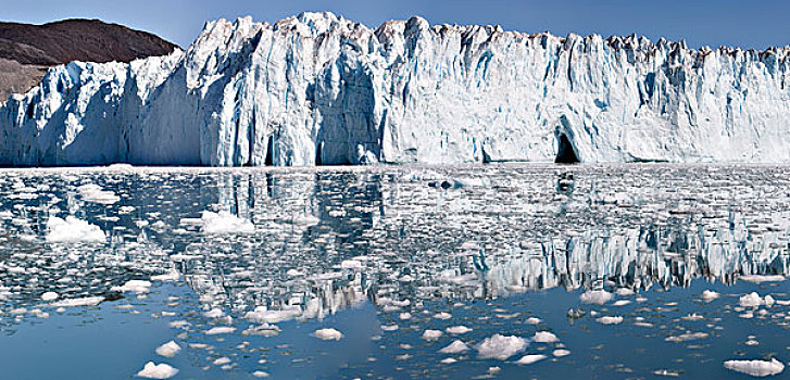 冰河,北方,伊路利萨特,格陵兰,大幅,尺寸