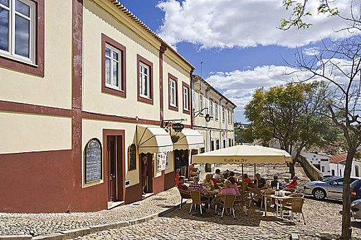 街边咖啡厅,阿尔加维,葡萄牙