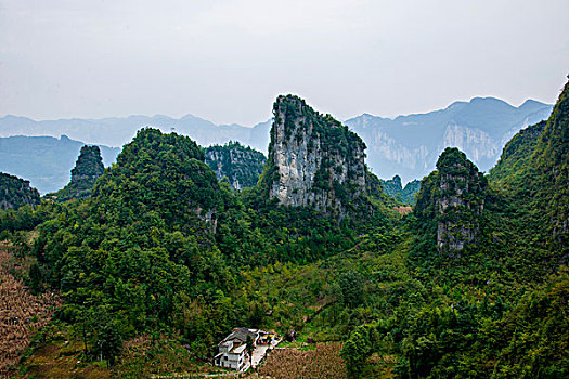 湖北恩施大峡谷地貌