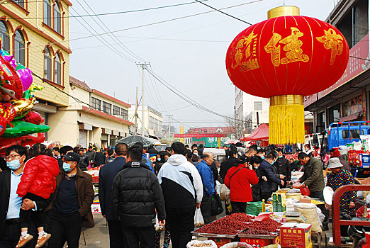 山东枣庄,赶年集,品年味