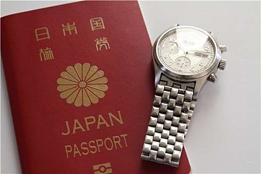 日本,护照,看