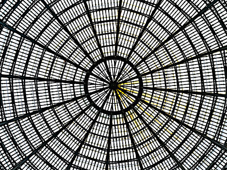 玻璃,圆顶,商业街廊