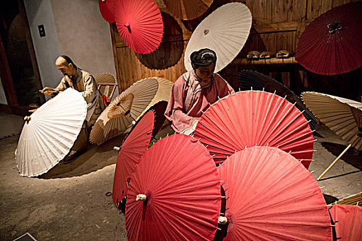 制伞,工艺,手工艺,蜡像,非物质文化遗产