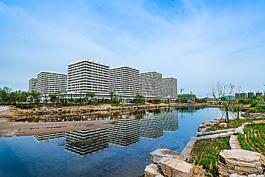 中国青岛西海岸新区黄岛高端公寓商铺万达公馆