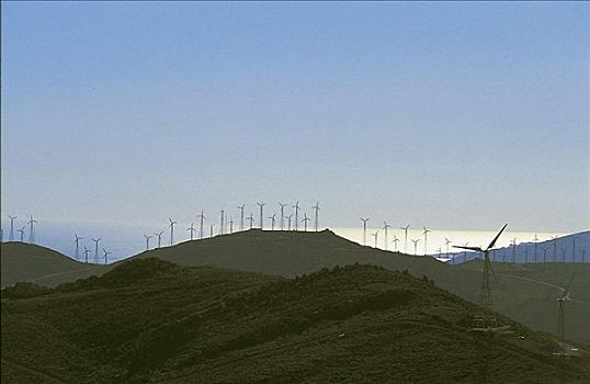 再生能源,风公园,风能,安达卢西亚,能源制造,能量