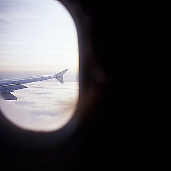 风景,室外,飞机,窗户