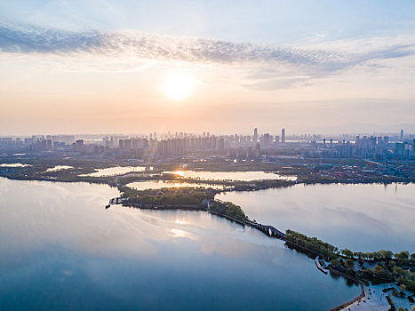 江西南昌象湖湿地公园风景