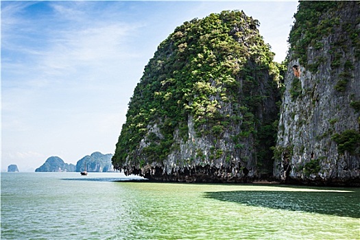 石头,海景,岛屿,泰国,普吉岛