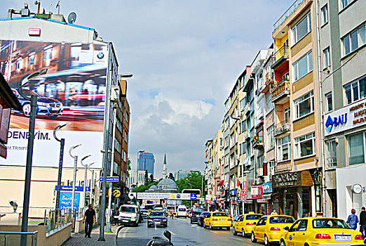 伊斯坦布尔的街道与建筑