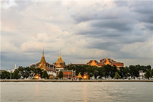 大皇宫,流行,旅游胜地,曼谷,泰国