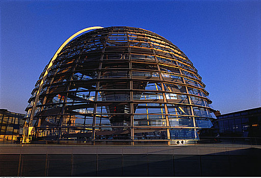 球形,天花板,德国国会大厦,柏林,德国