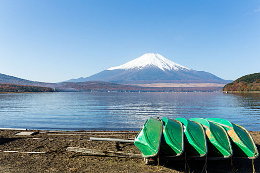 富士山,船