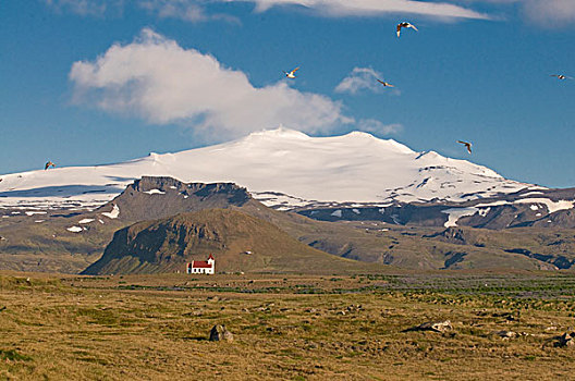 山脉,国家公园,冰岛