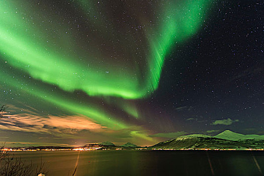 北极光,特罗姆瑟,挪威