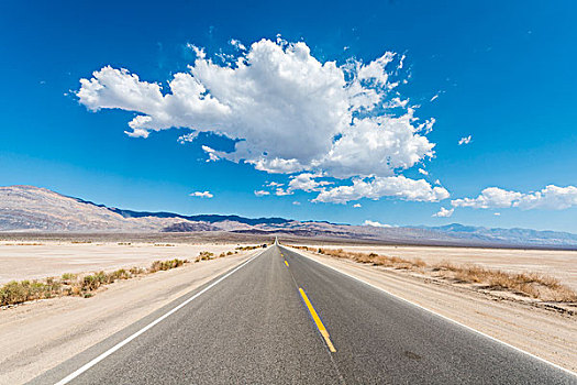 公路,道路,死谷,死亡谷国家公园,加利福尼亚,美国,北美