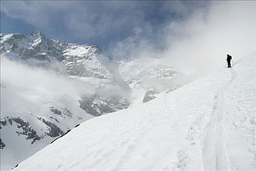 风景,山,上陶恩山国家公园,萨尔茨堡,奥地利,欧洲