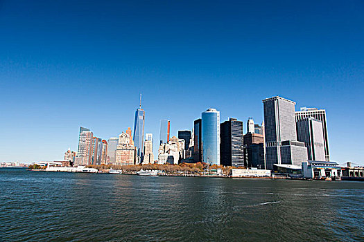 一个,世贸中心,建筑,纽约,美国