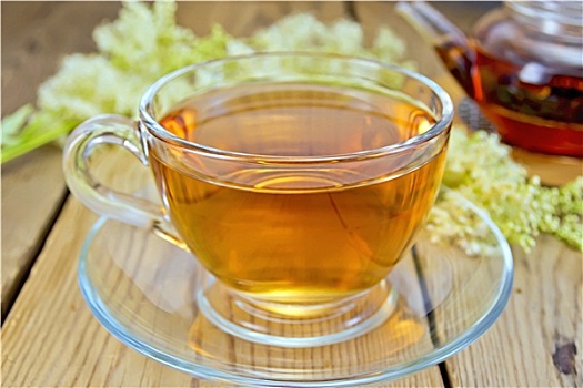 茶,新鲜,绣线菊属植物,玻璃杯,茶壶