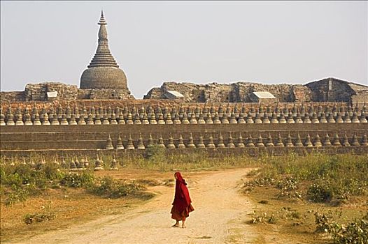 僧侣,庙宇,缅甸
