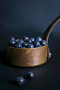 蓝莓,铜锅