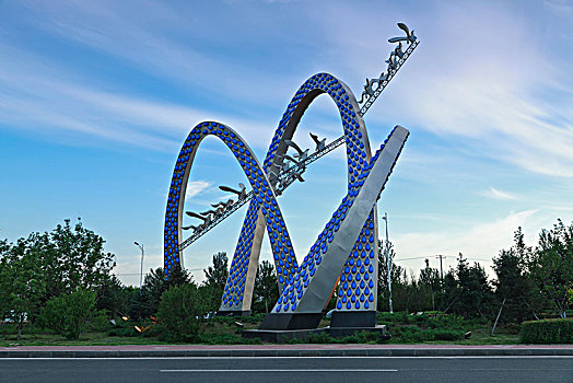 黑龙江省哈尔滨市松城市雕塑