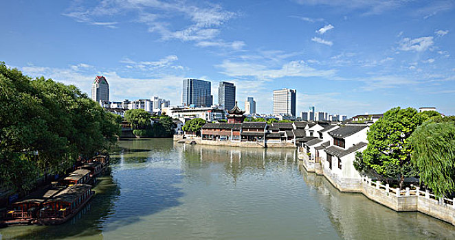 苏州护城河风光