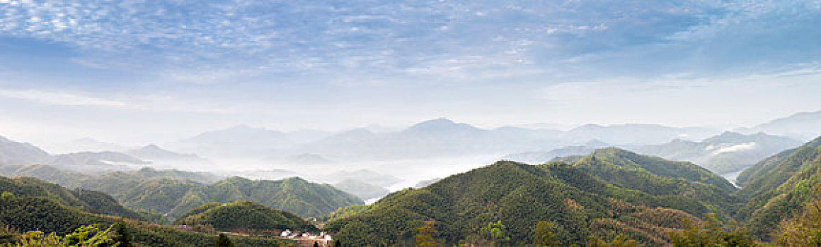 大别山群山