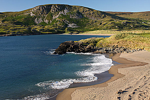 海滩,风景,多纳格,爱尔兰