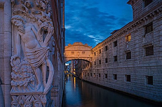 黄昏,威尼斯,威尼托,意大利