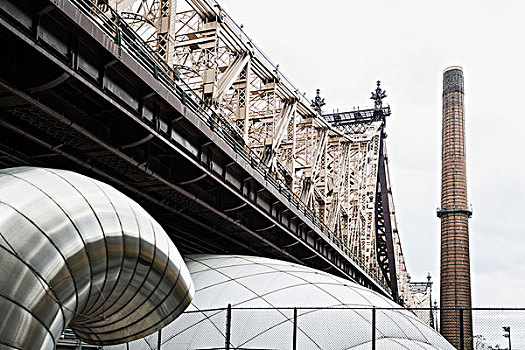 桥,曼哈顿,纽约,美国,北美