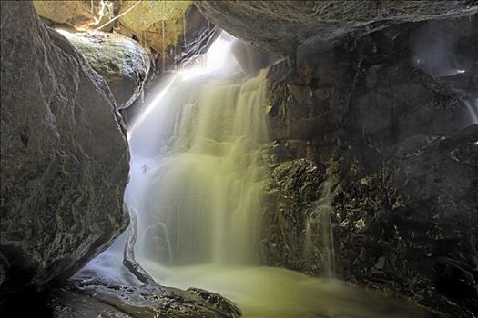 瀑布,国家公园,哥斯达黎加