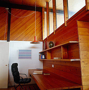 木质,书桌,屋角