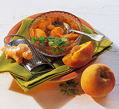 桃色,印度酸辣酱,英国,烹饪