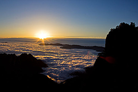 黄山日出