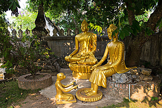 老挝琅勃拉邦寺庙